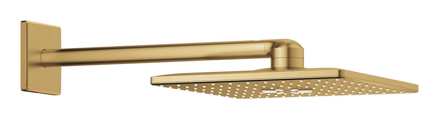 Grohe Dus fix grohe smartactive 310 cube, pe perete, 310 mm, 2 functii, necesita valva, mat, auriu, 26479gn0