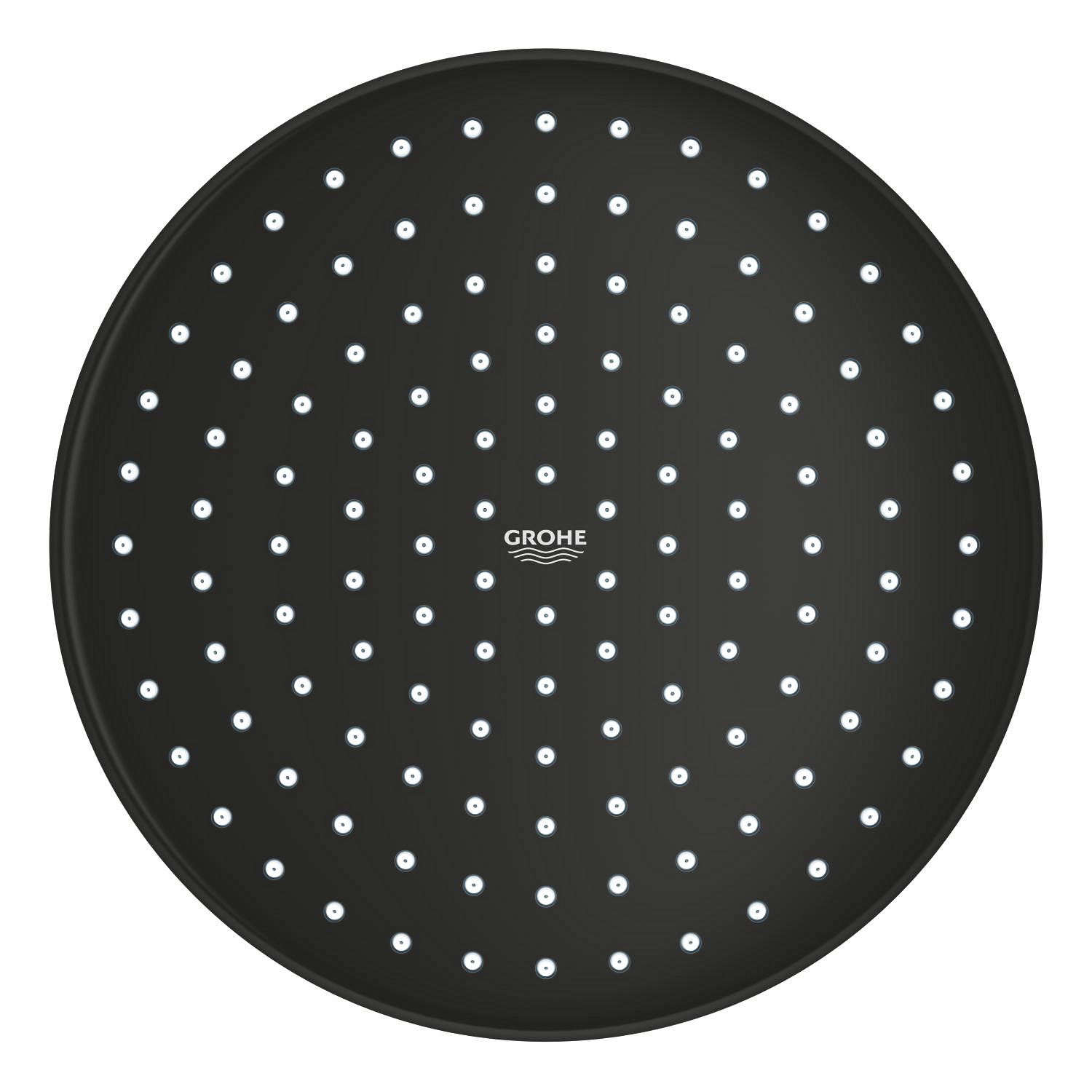 Dus fix Grohe 266682430, 250 mm, 1 bar, 380 mm, 1 pulverizari, 1/2 conexiune instalare, pivotant, Negru