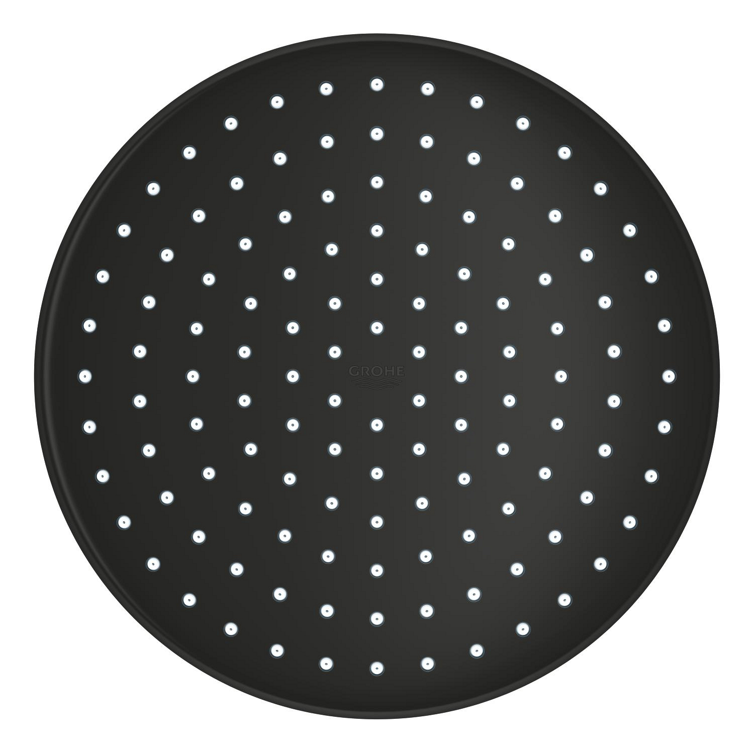 Dus fix Grohe 266692430, 250 mm, 1 bar, 189 mm, 1 pulverizari, 1/2 conexiune instalare, pivotant, Negru