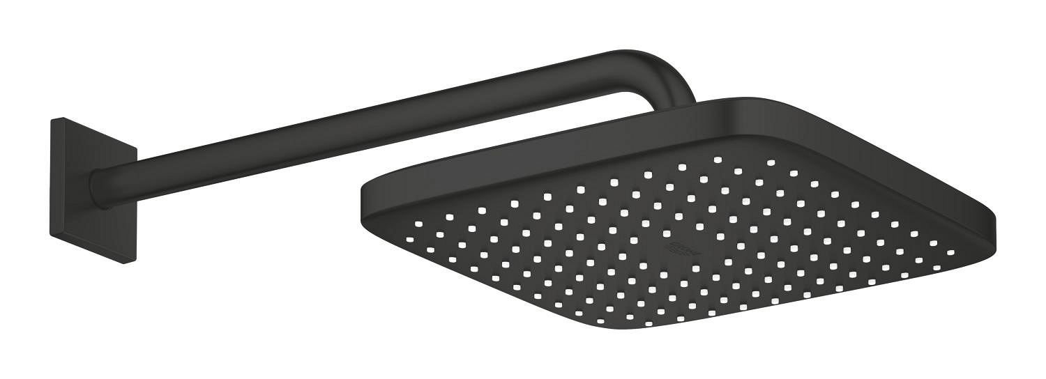 Grohe Dus fix grohe tempesta cube 250, pe perete, 250 mm, 1 functie, mat, negru, 266872430