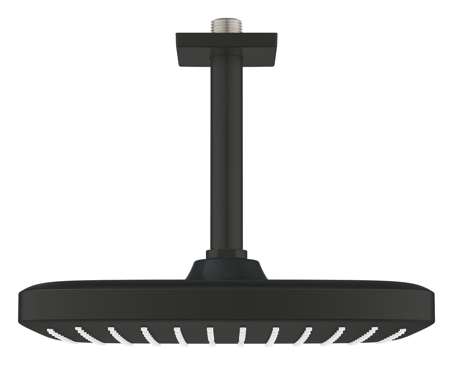 Dus fix Grohe 266882430, 250 mm, 1 bar, 189 mm, 1 pulverizari, 1/2 conexiune instalare, pivotant, Negru