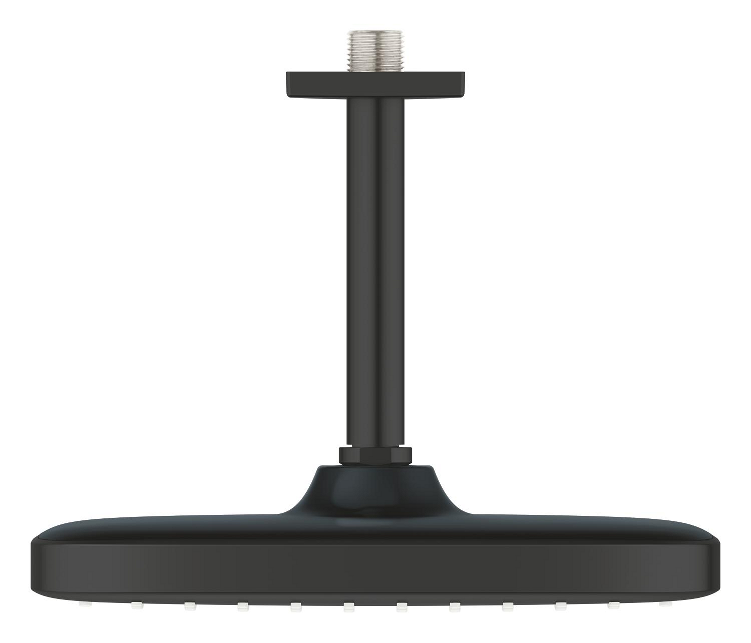 Dus fix Grohe 266882430, 250 mm, 1 bar, 189 mm, 1 pulverizari, 1/2 conexiune instalare, pivotant, Negru