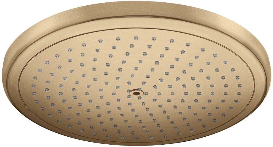 Hansgrohe Dus fix hansgrohe croma 26220140, 1/2'', 280 mm, 1 pulverizare, anti-calcar, mat, bronz