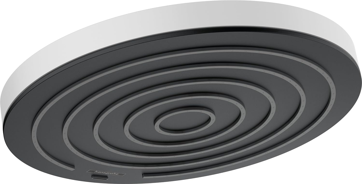 Hansgrohe Dus fix hansgrohe pulsify s, 1/2'', 260 mm, pe brat, 1 functie, anti-calcar, mat, alb, 24140700