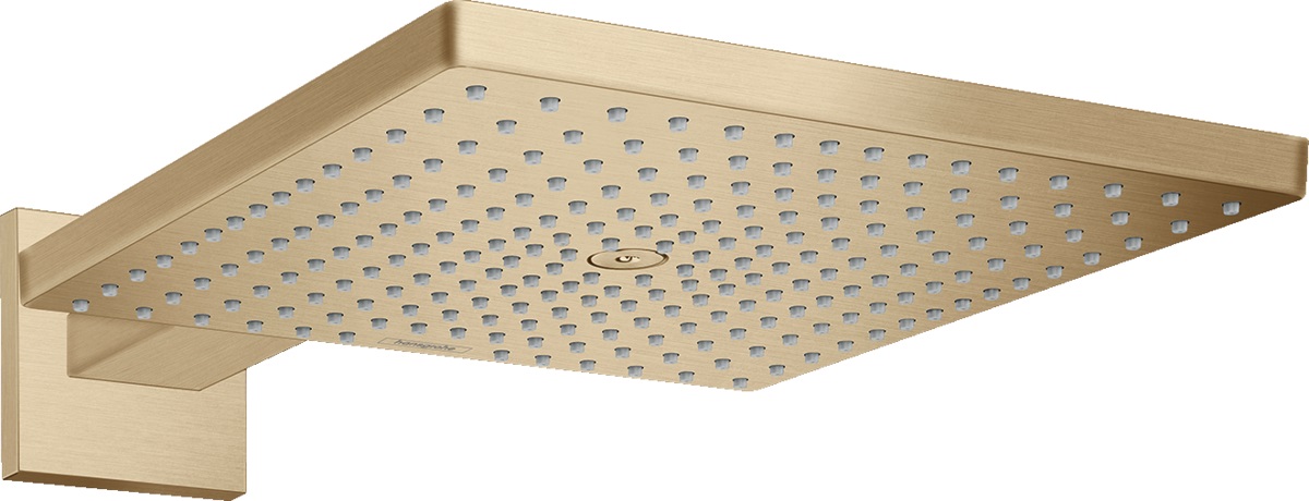 Hansgrohe Dus fix hansgrohe raindance e 26238140, 1/2'', montare pe perete, 300 mm, anti-calcar, mat, bronz
