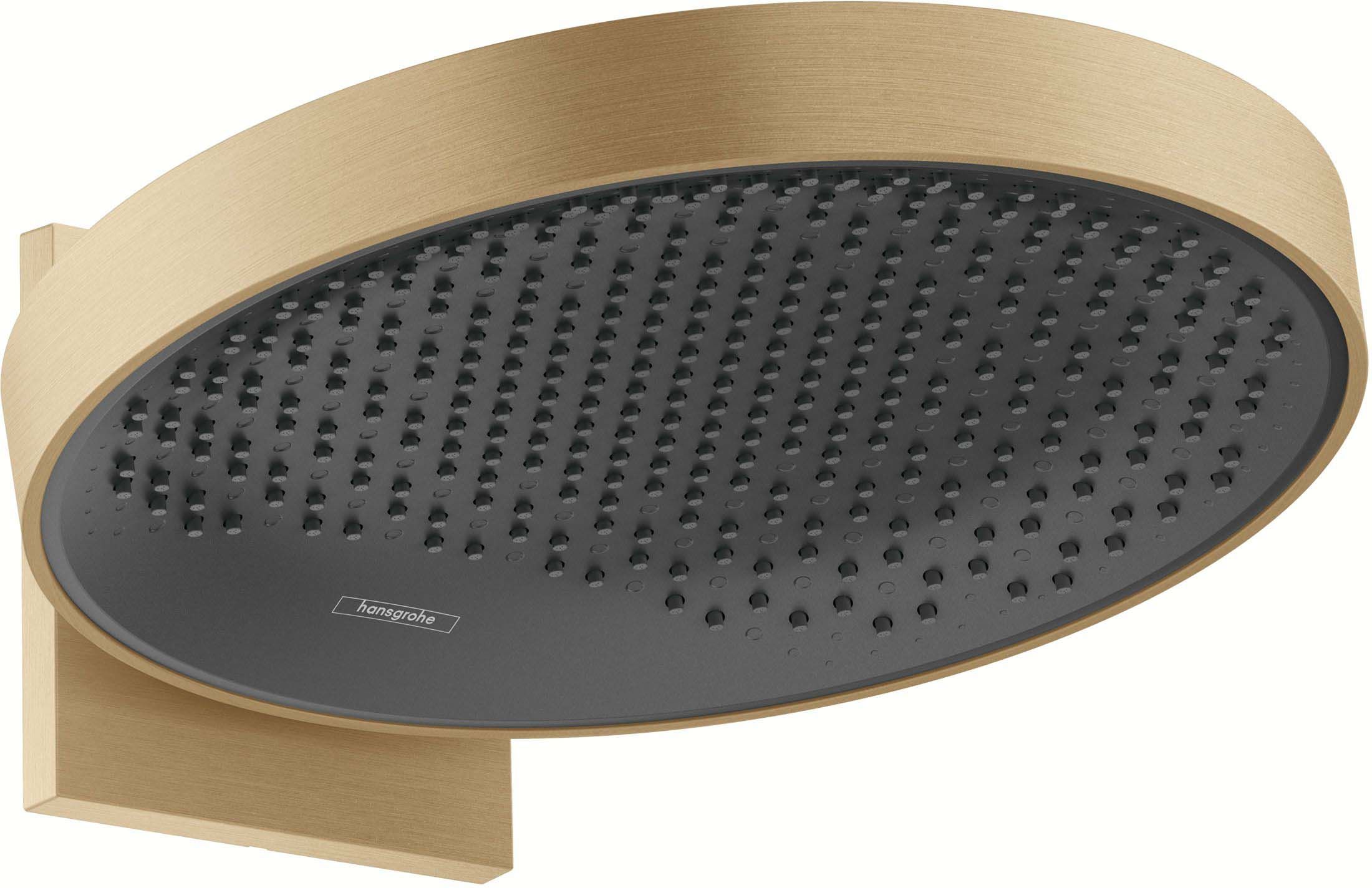Hansgrohe Dus fix hansgrohe rainfinity, pe perete, 360 mm, 1 functie, mat, bronz, 26230140