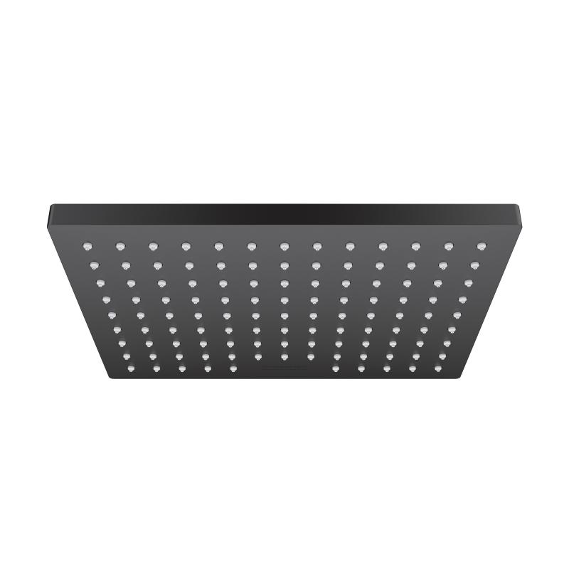 Hansgrohe Dus fix hansgrohe vernis shape 26281670, 1/2'', 230 x 170 mm, 1 pulverizare, anti-calcar, mat, negru