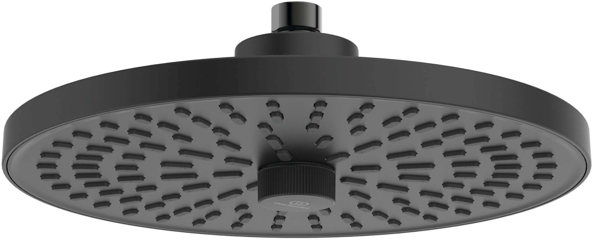 Ideal Standard Dus fix ideal standard alu+, pe brat, 260 mm, 1 functie, mat, negru, bd581xg