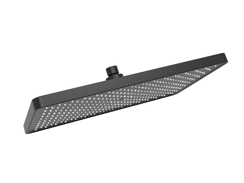 Kielle  Dus fix kielle vega 20118014, 1/2'', 360 x 240 mm, 1 pulverizare, anti-calcar, mat, negru