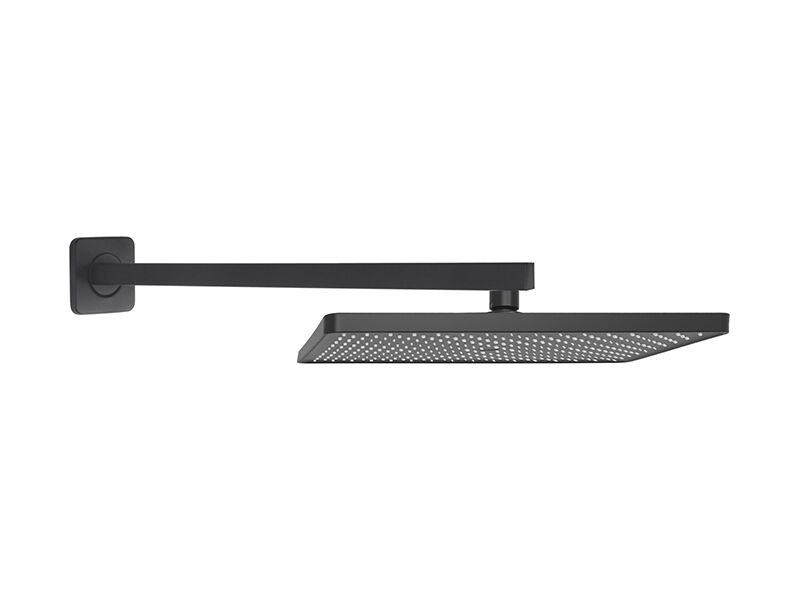 Kielle  Dus fix kielle vega 20118se4, 1/2'', 360 x 240 mm, montare pe perete, 1 pulverizare, brat dus, mat, negru