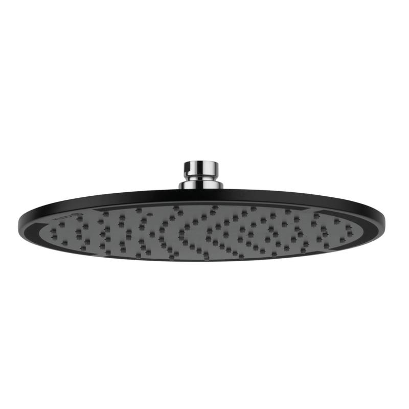 Kludi Dus fix kludi a-qa 6432587-00, 1/2'', 250 mm, universal, 1 pulverizare, anti-calcar, mat, negru