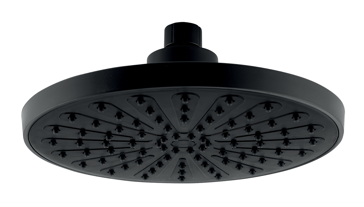 Novaservis Dus fix novaservis, pe brat, 200 mm, 1 functie, mat, negru, rup/200,5