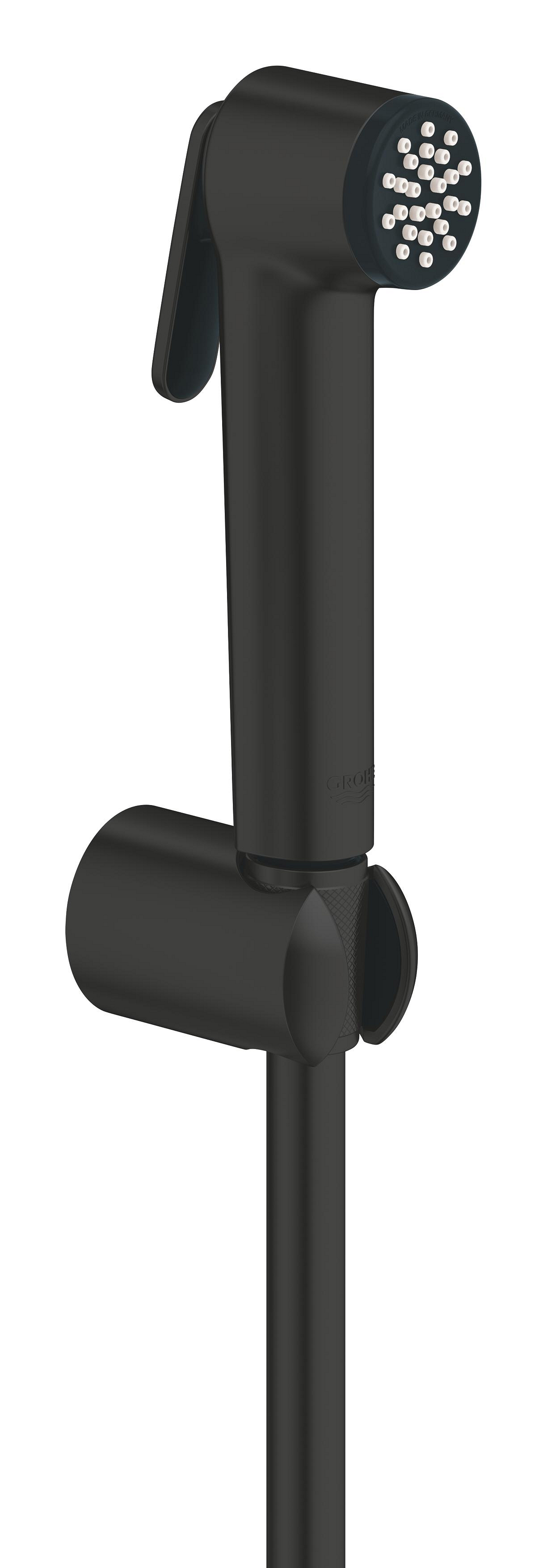 Grohe Dus igienic grohe tempesta f-trigger, 1/2'', 1 functie, suport/furtun, mat, negru, 1025302431.