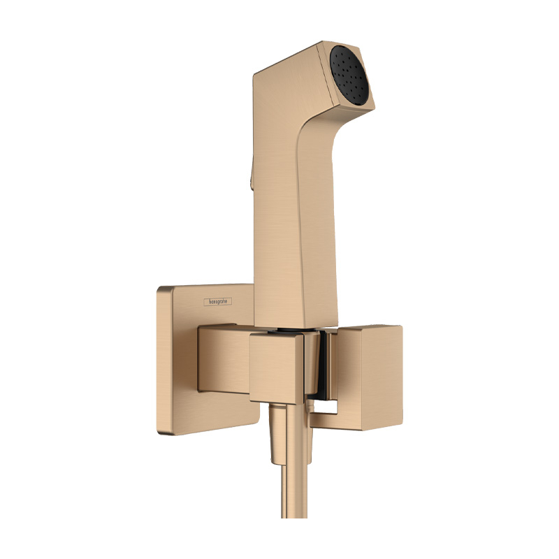 Hansgrohe Dus igienic hansgrohe bidette e, 1/2'', 1 functie, suport, furtun, mat, bronz,  29233140