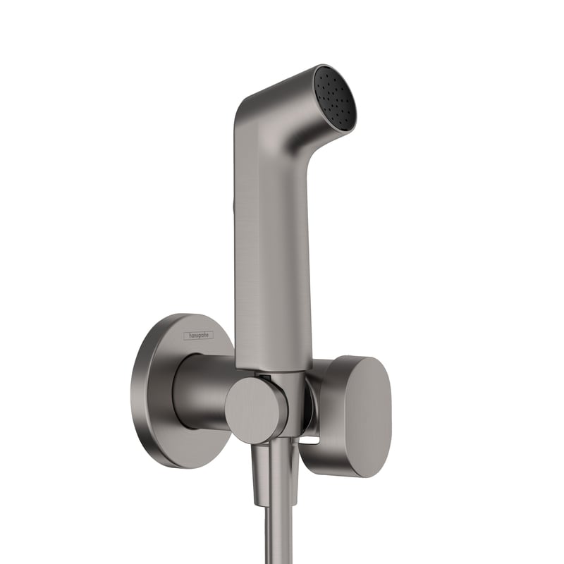Hansgrohe Dus igienic hansgrohe bidette, pe perete, 1 functie, necesita valva, fara mixare, mat, antracit, 29232340