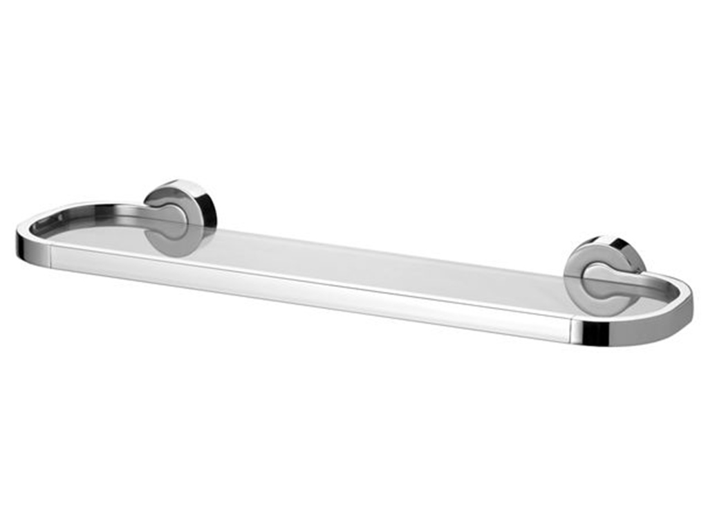 Bisk Etajera bisk ventura 05305, 460 mm, montare pe perete, fixare ascunsa, crom