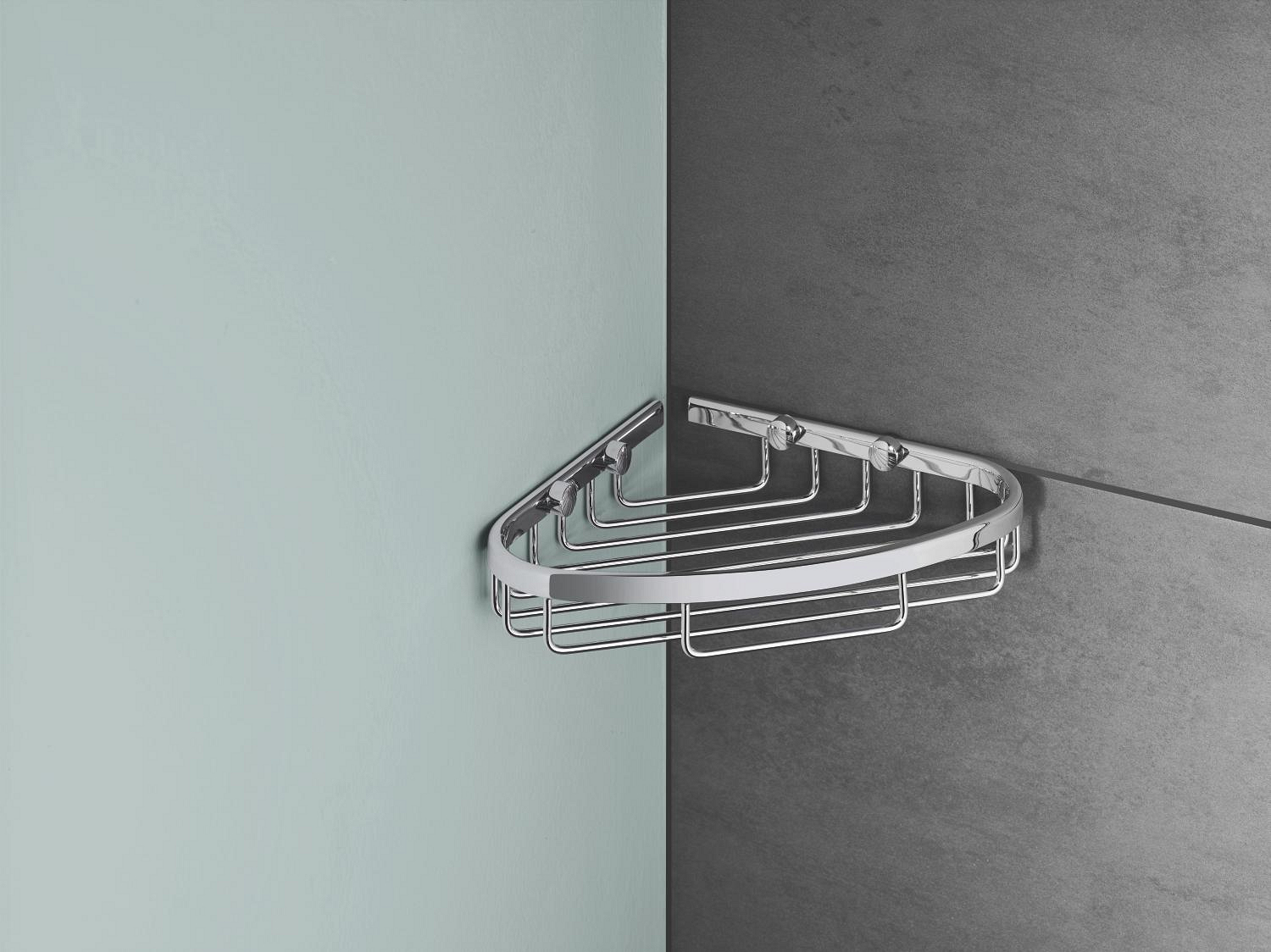 Suport Grohe 41172000, Etajera colt Start Cosmo, tip instalare pe colt, numar orificii instalare 2, crom [3]