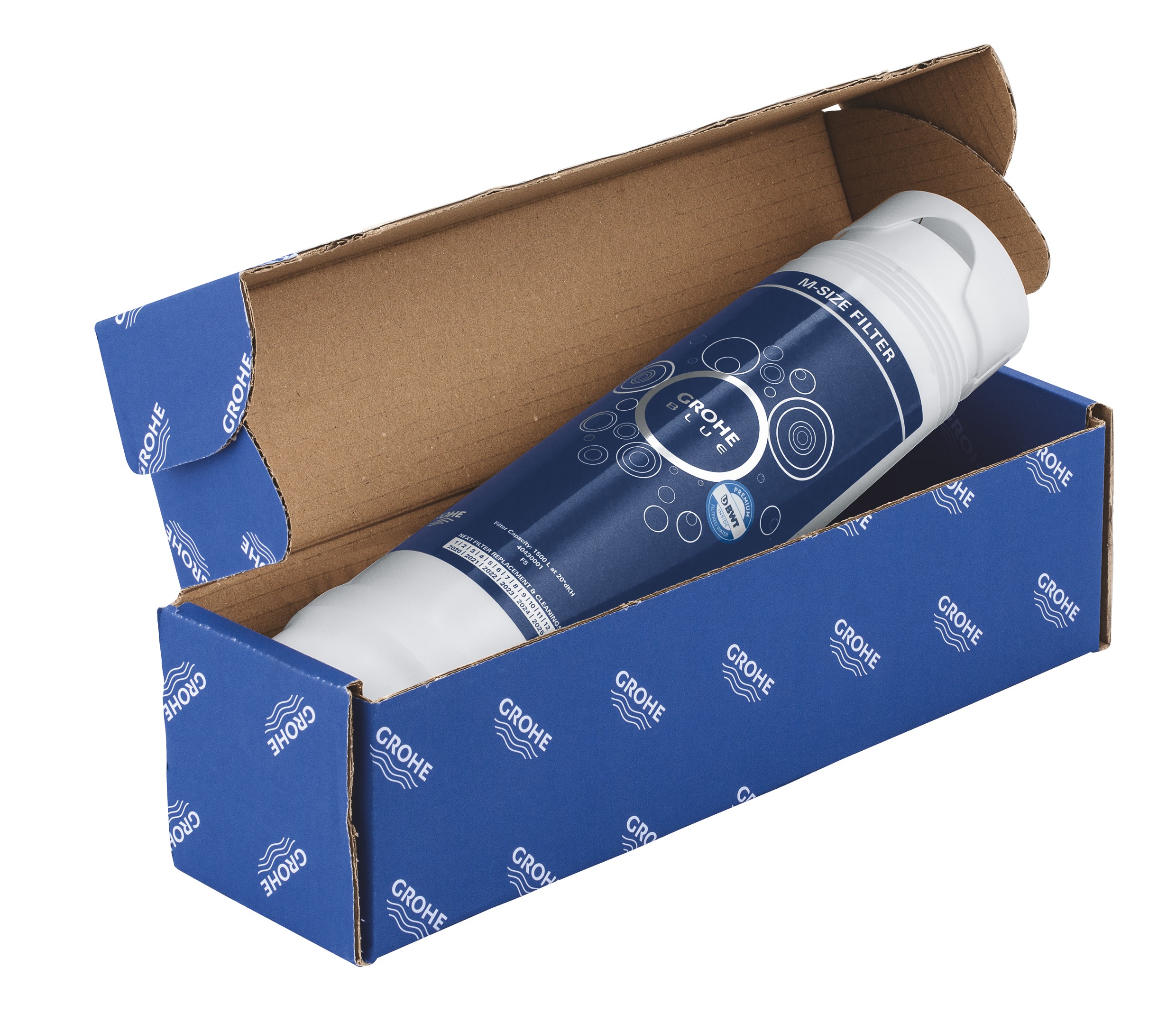 Filtru Grohe 40430001, Blue, gama produs compatibil blue home, blue pure, blue professional, capacitate l 1500 [1]