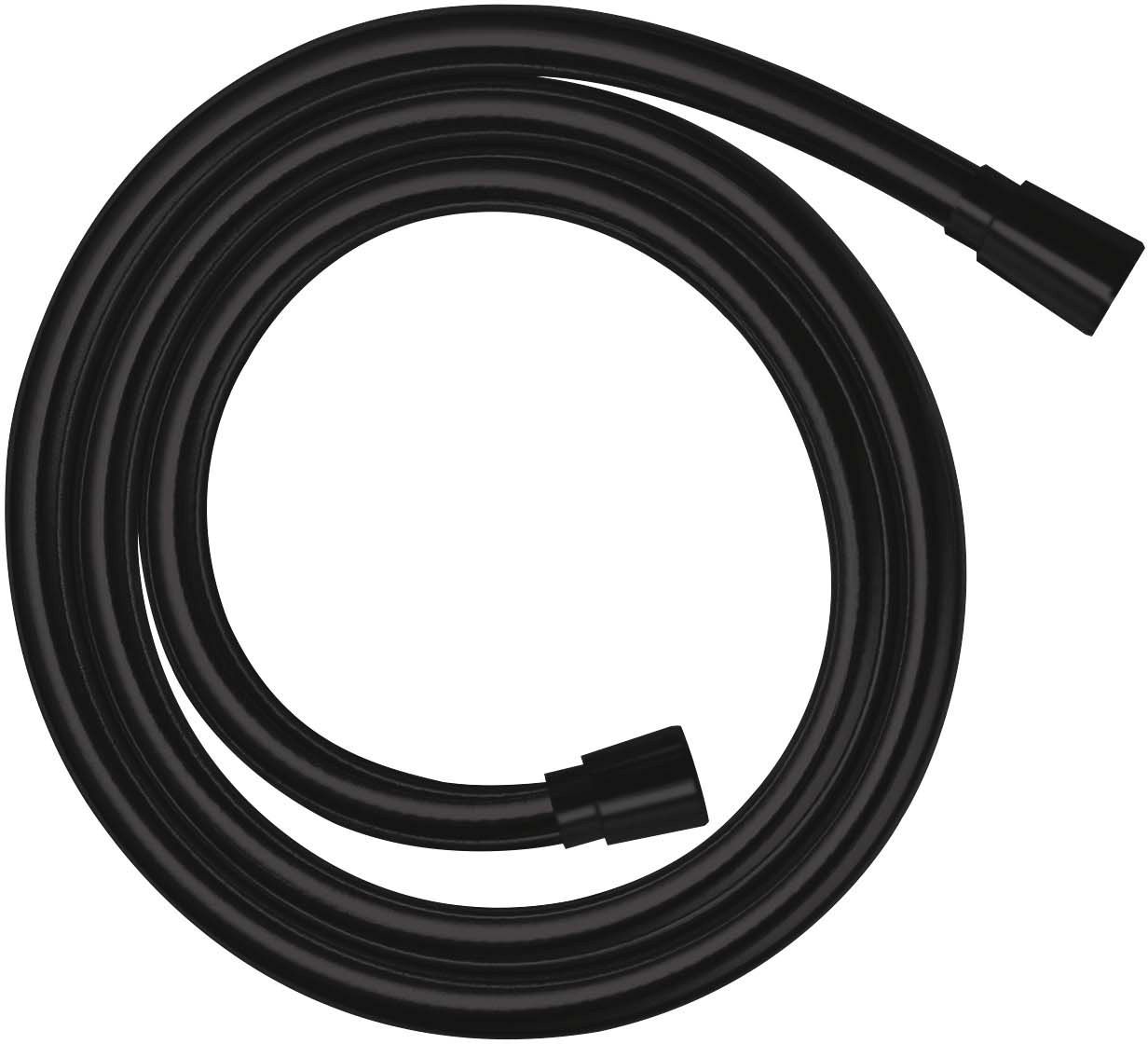 Hansgrohe Furtun dus hansgrohe isiflex 28272670, 1/2'' x 1/2'', 1.25 m, anti-indoire, mat, negru