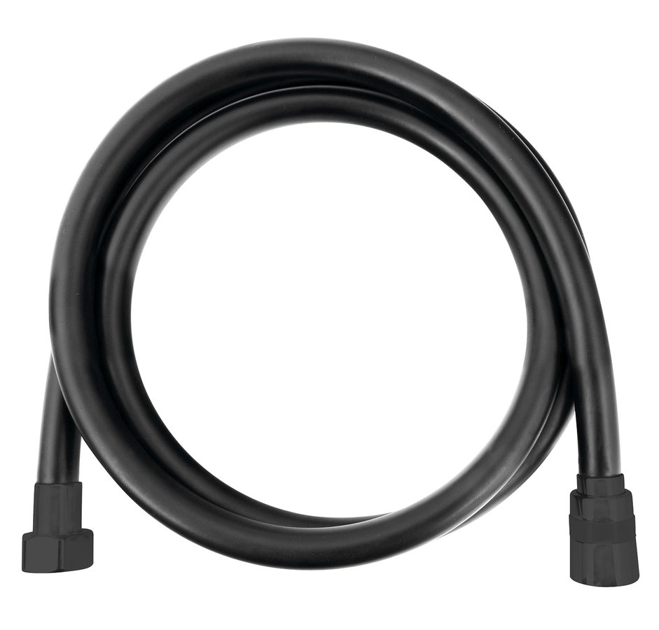 Sapho Furtun dus sapho, universal, 2 m, cauciucat, mat, negru, 1208-27