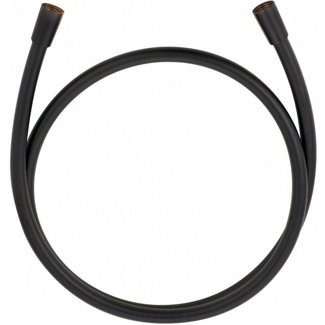 Kludi Furtun kludi suparaflex 6107239-00, universal, 1/2'' x 1/2'', 1.6 m, ornamente, anti-rasucire, mat, negru