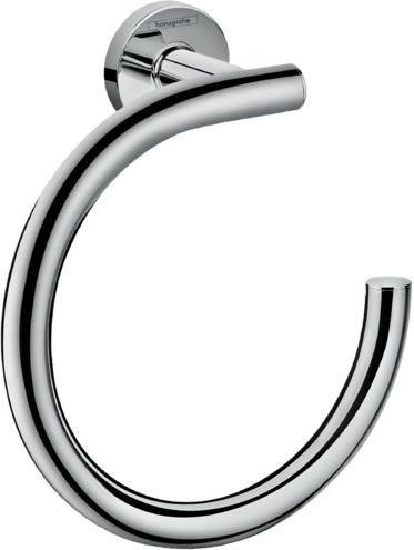 Hansgrohe Inel prosop hansgrohe logis universal 41724000, montare pe perete, fixare ascunsa, crom