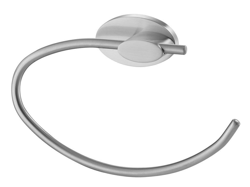 Bisk Inel prosop side 03126, 203 mm, montare pe perete, fixare ascunsa, nichel