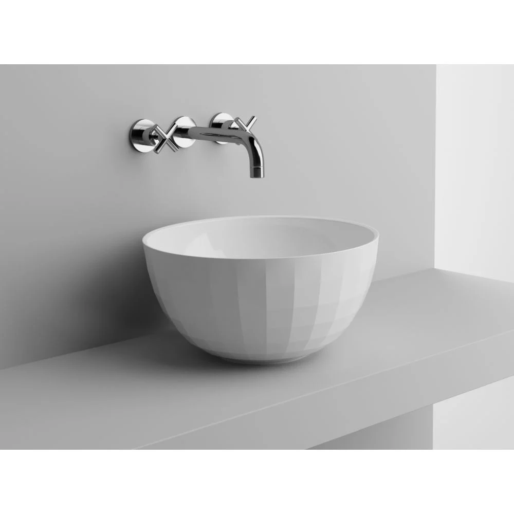 Cast Marble Lavoar cast marble lima, pe blat, 42 cm, alb, 630472041003