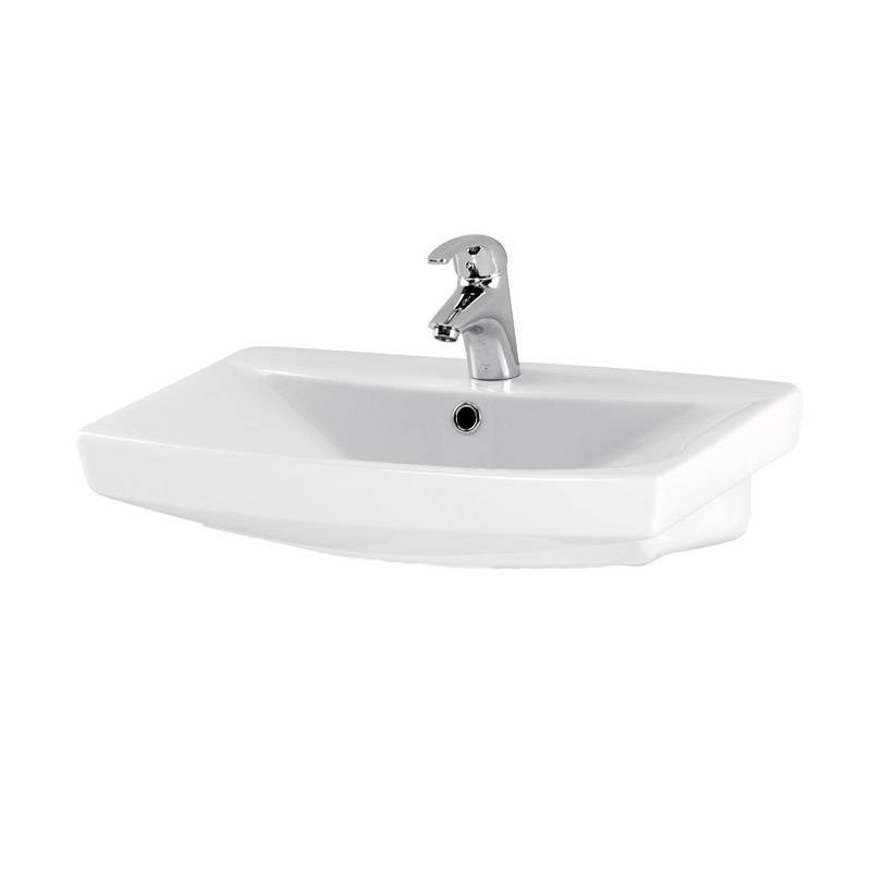 Cersanit Lavoar cersanit carina, montare pe perete, 600 x 415 mm, alb, k31-006