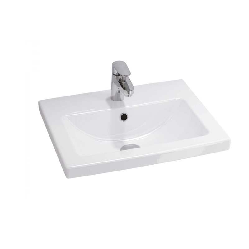 Cersanit Lavoar cersanit como, montare pe mobilier, 500 x 400 mm, alb, k32-002-box