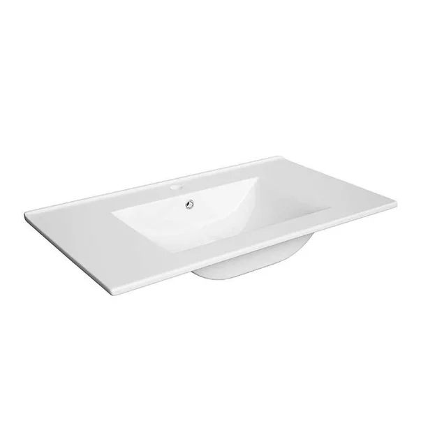 Defra Lavoar defra plan, incastrat, 800 x 460 mm, alb, 1724