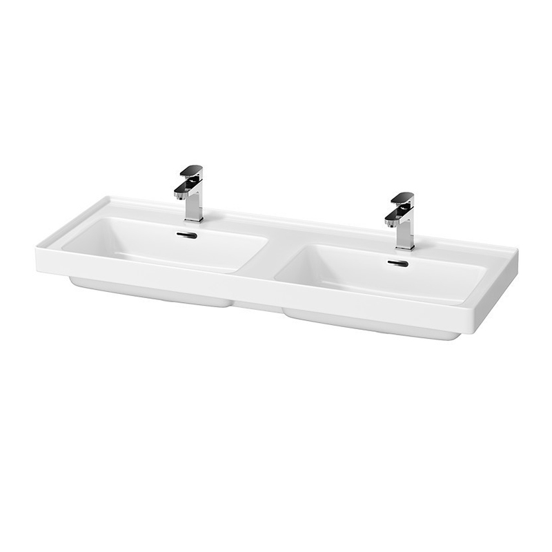 Cersanit Lavoar dublu cersanit crea, montare pe mobilier, 1205 x 455 mm, alb, k673-006