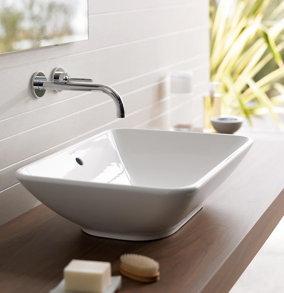 Lavoar Duravit 0334520000, Bacino, montaj pe blat, nr orificii baterie