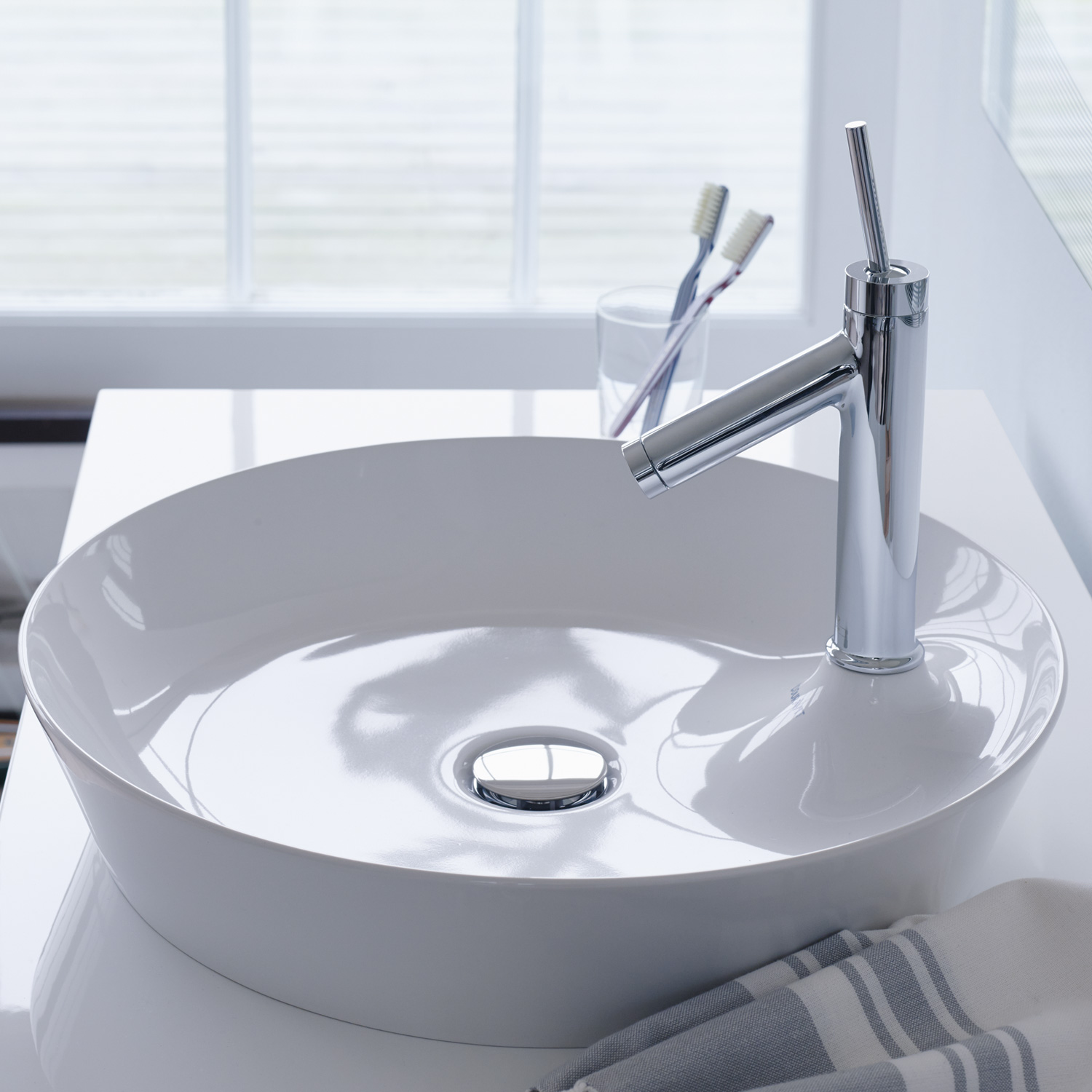 Lavoar Duravit 2328480000, Cape Cod, montaj pe blat, zona montaj inter
