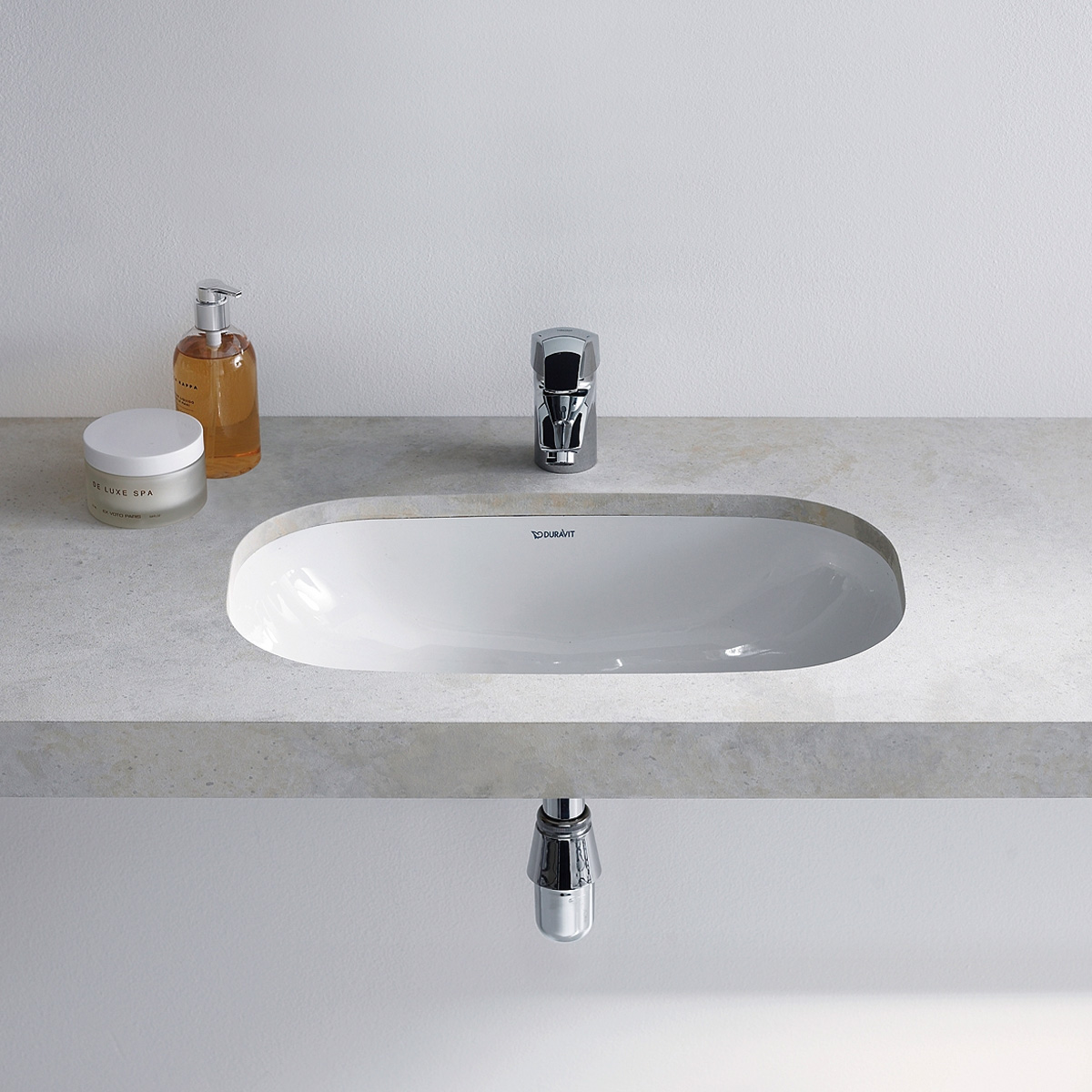 Duravit  Lavoar duravit d-code, incastrat, sub blat, 495 x 290 mm, alb, 0338490000