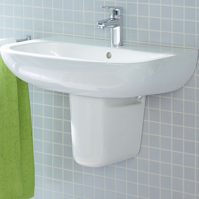 Lavoar Duravit 23106000002, D-Code, montaj pe perete, preaplin, zona m