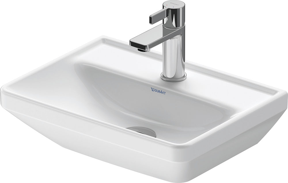 Lavoar Duravit 0738450041, D-Neo, montaj pe perete, zona montaj interi