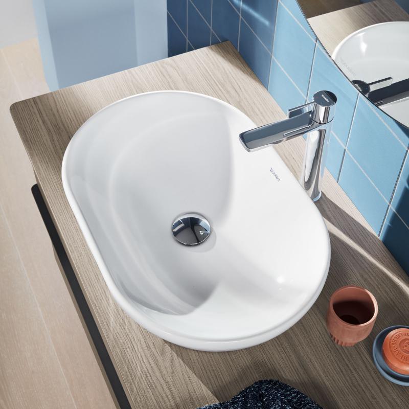 Duravit  Lavoar duravit d-neo 2372600070, 600 x 400 mm, montare pe blat, ceramica sanitara, alb