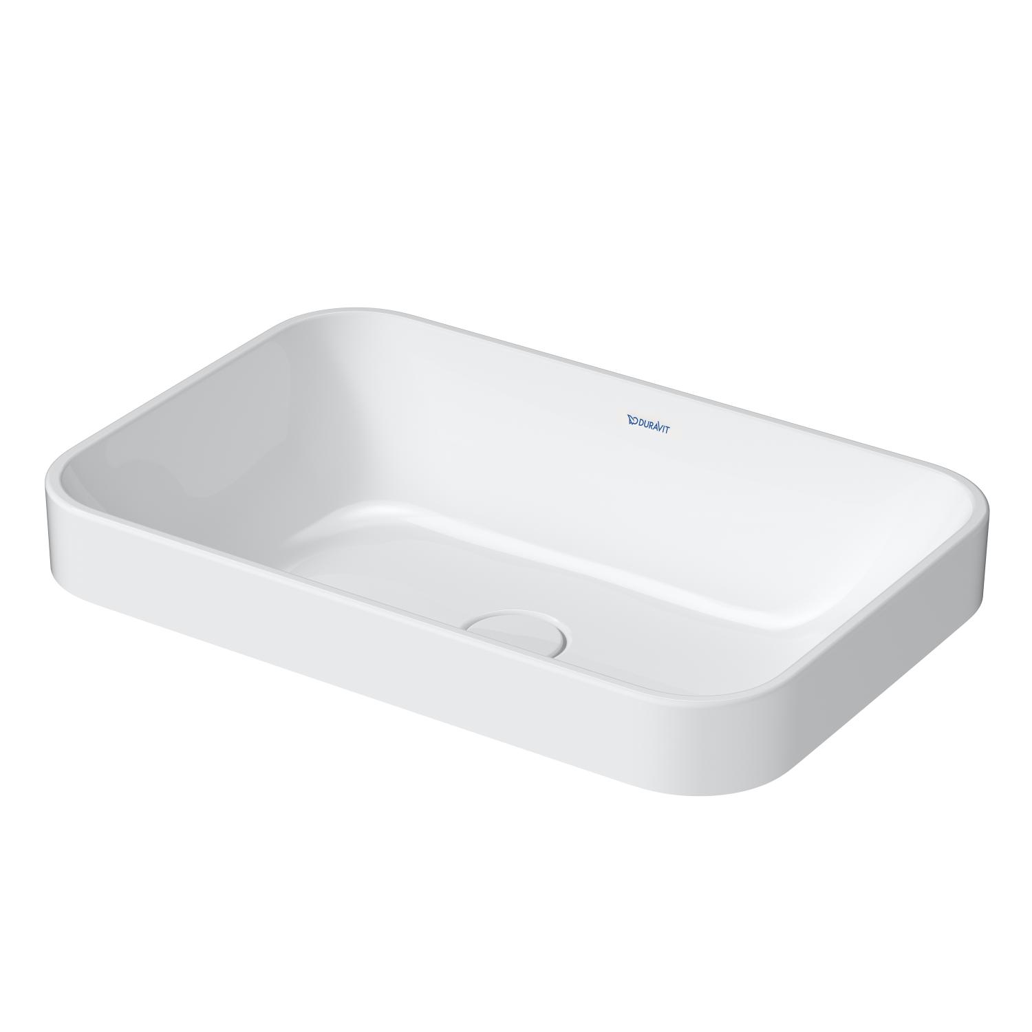 Duravit  Lavoar duravit happy d.2 plus, pe blat, 600 x 400 mm, alb, 2359600000