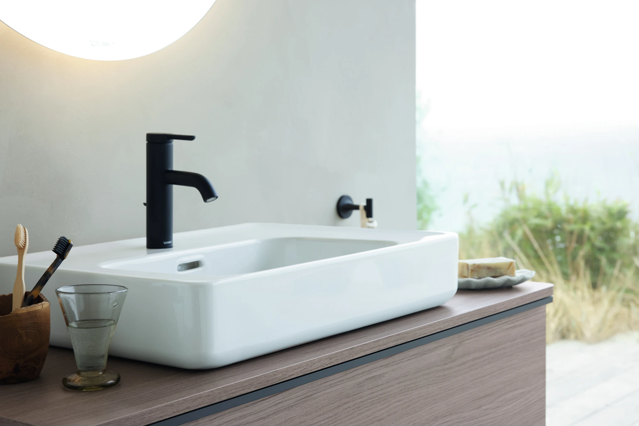 Lavoar Duravit 2376550000, Soleil, montaj pe perete, preaplin, zona mo