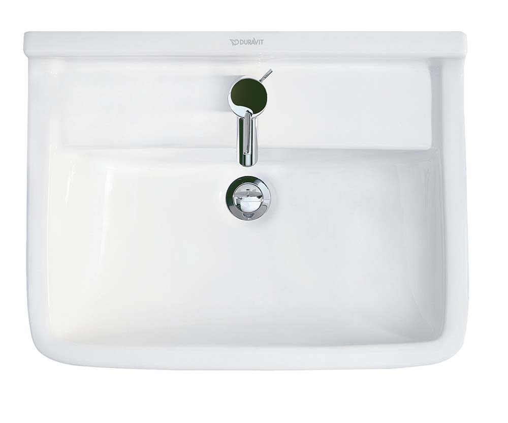 Lavoar Duravit 0300550000, Stack 3, montaj pe perete, preaplin, zona m