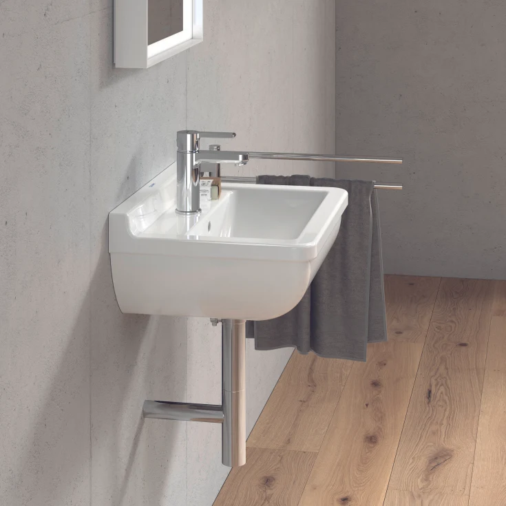 Lavoar Duravit 0300500000, Starck 3, montaj pe perete, preaplin, zona 