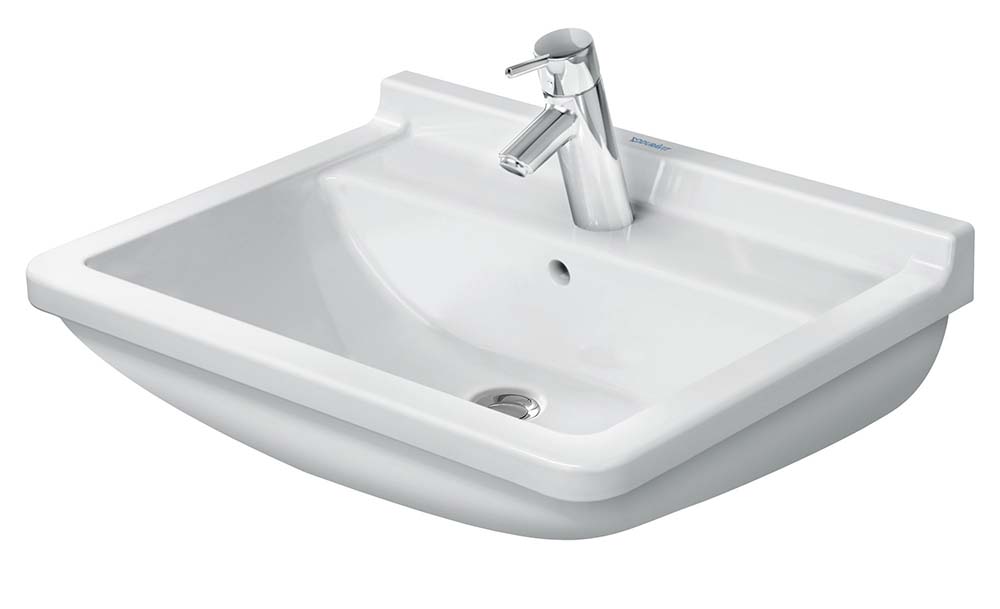 Lavoar Duravit 0300600000, Starck 3, montaj pe perete, preaplin, zona 