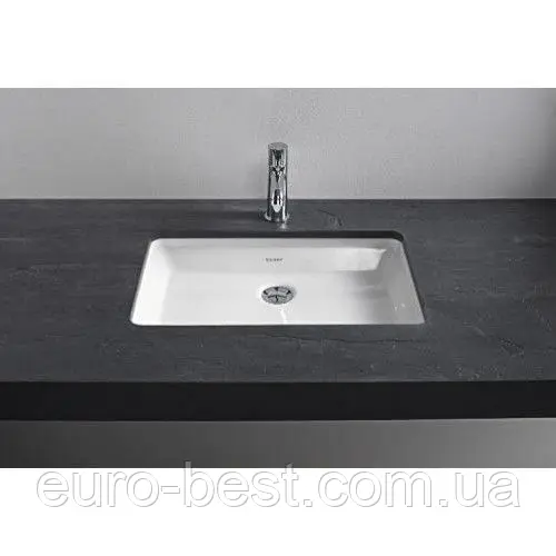 Lavoar Duravit 0330480000, Vero, montaj sub blat, nr orificii baterie 