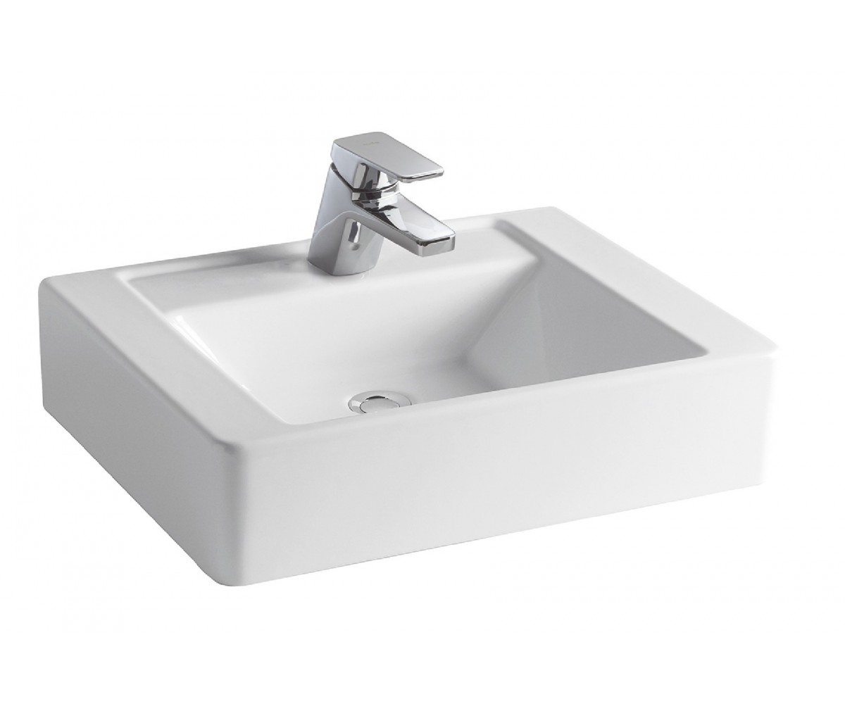 Gala  Lavoar gala casual 1302001, 600 x 475, montare pe masca, ceramica sanitara, alb
