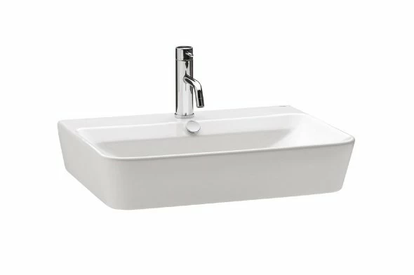 Gala  Lavoar gala emma square, montare pe perete/blat, 600 x 450 mm, alb, 2701001