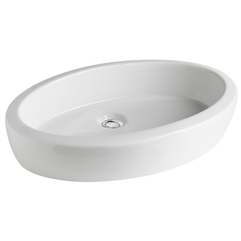 Gala  Lavoar gala eos, montare pe blat, 590 x 390 mm, alb, 3403001