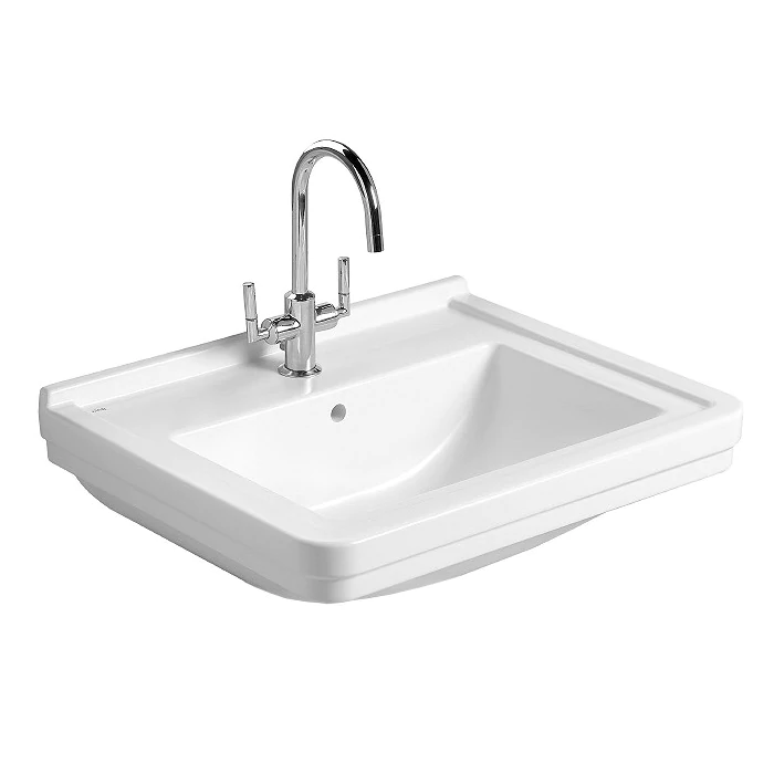 Gala  Lavoar gala noble 1204001, 600 x 500 mm, montare pe perete, preaplin, ceramica sanitara, alb