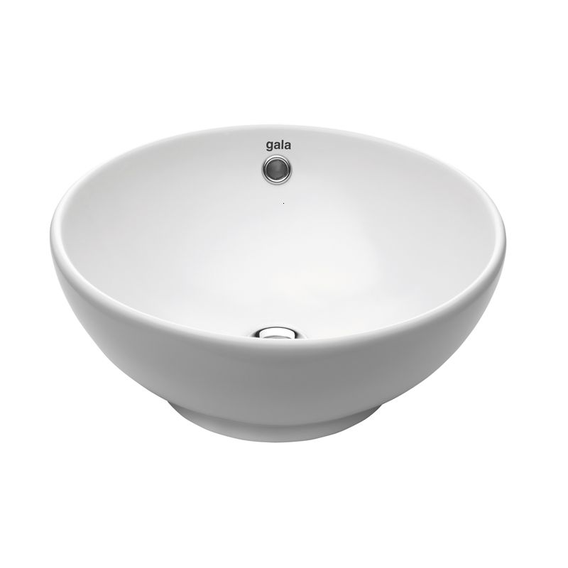 Gala  Lavoar gala seia 1004101, 410 mm, montare pe blat, preaplin, ceramica sanitara, alb