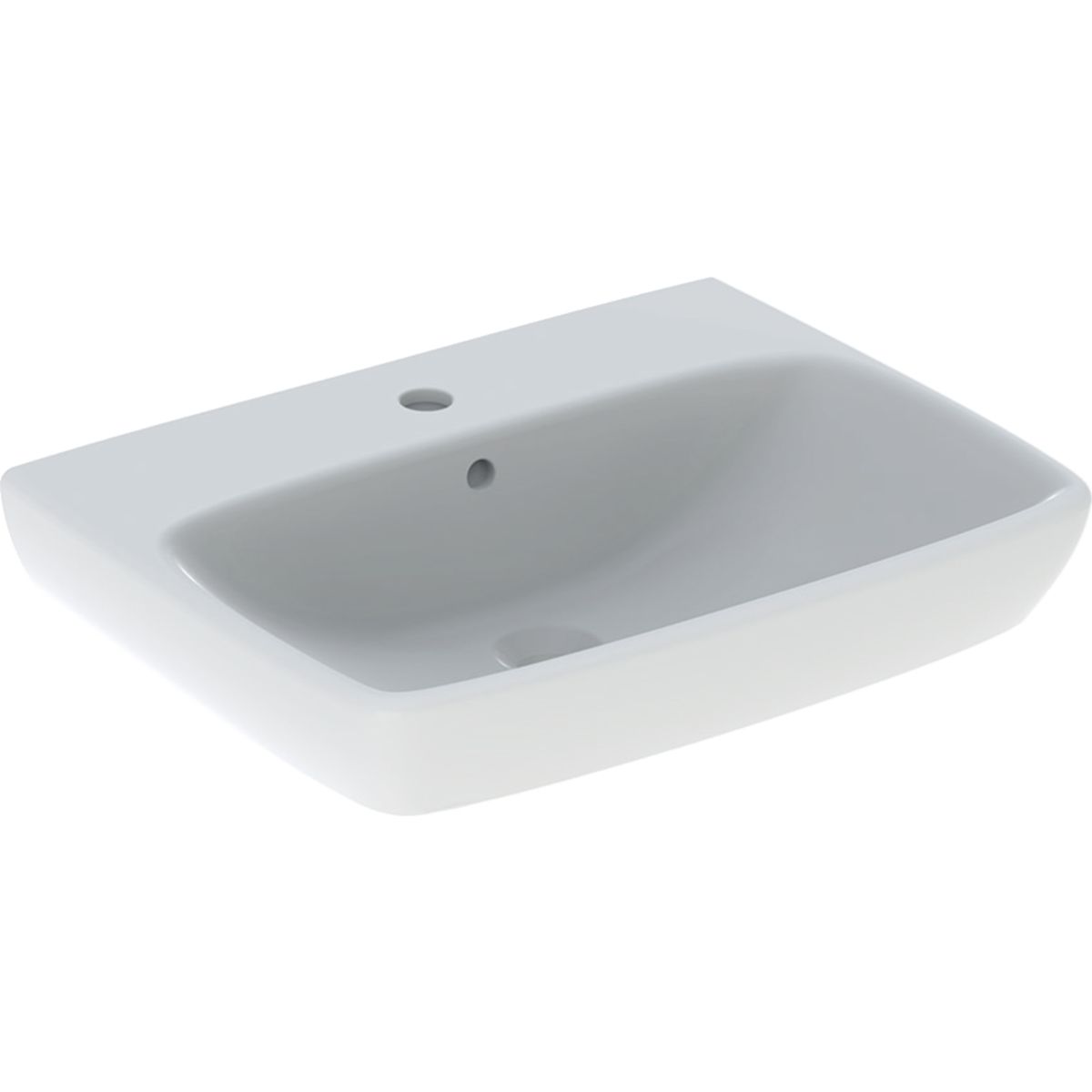 Geberit  Lavoar geberit selnova square, montare pe perete, 600 x 460 mm, alb, 500.300.01.7
